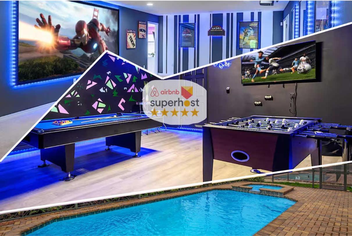 8Br Resort Home W Pool Hot Tub And Theatre Loft Киссимми Экстерьер фото